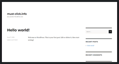 Desktop Screenshot of must-click.info